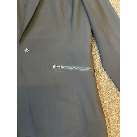 Athleta Womens Avenues Blazer Black Jacket One Snap Stretch 6 Seamless Soft - Picture 6 of 10